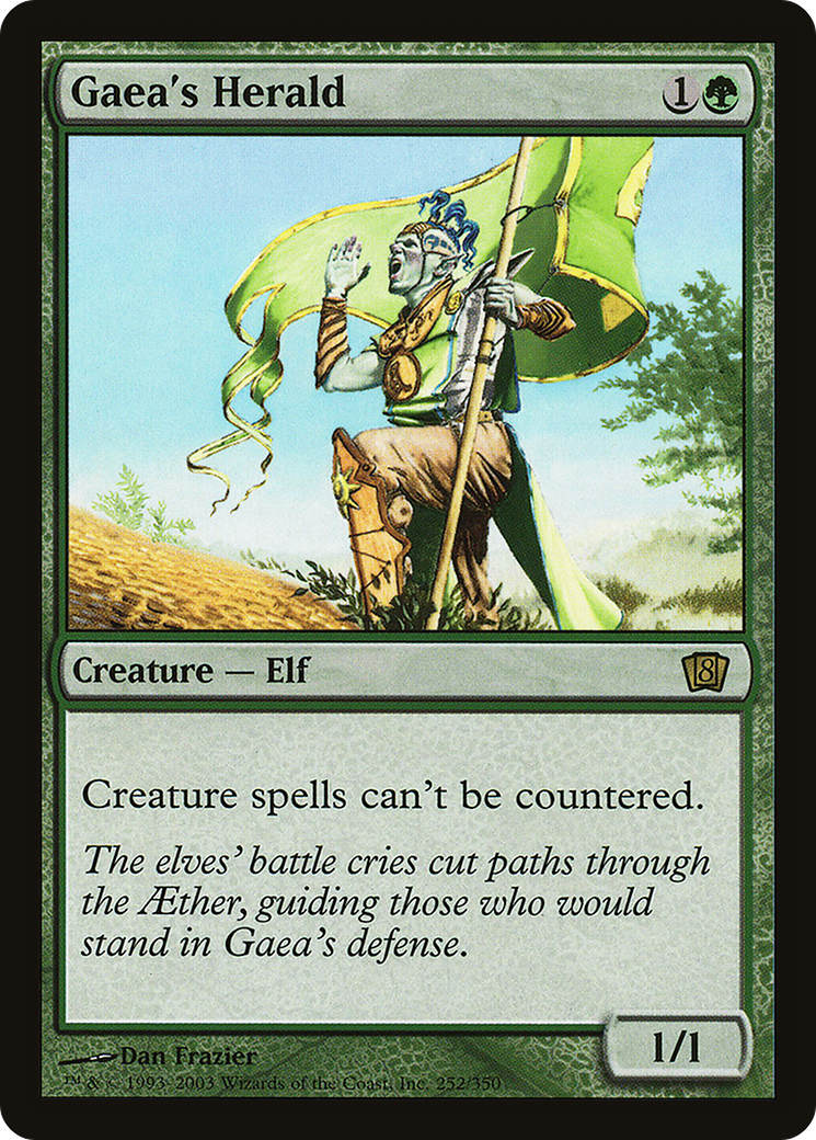 Gaea's Herald [Eighth Edition] Foil