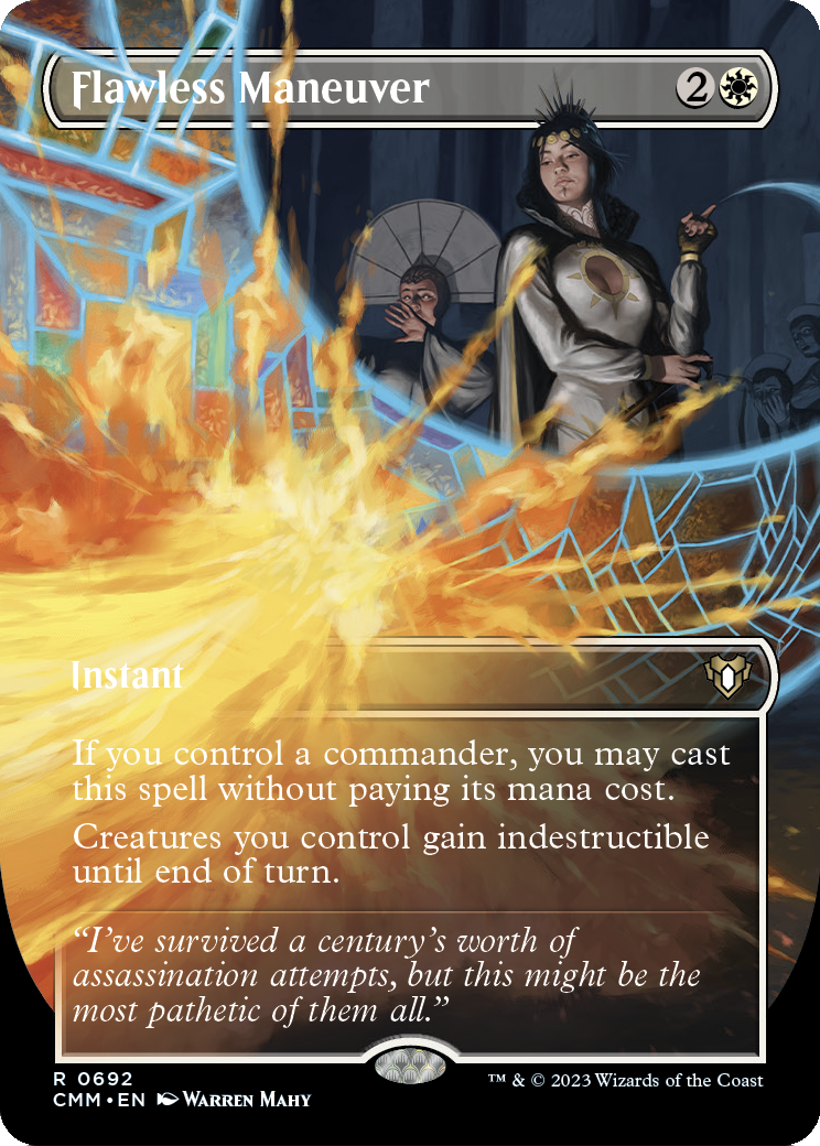 Flawless Maneuver (Borderless) (CMM-692) [Commander Masters]