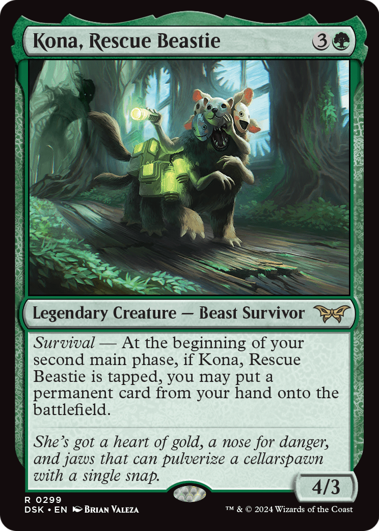 Kona, Rescue Beastie (DSK-299) [Duskmourn: House of Horror]