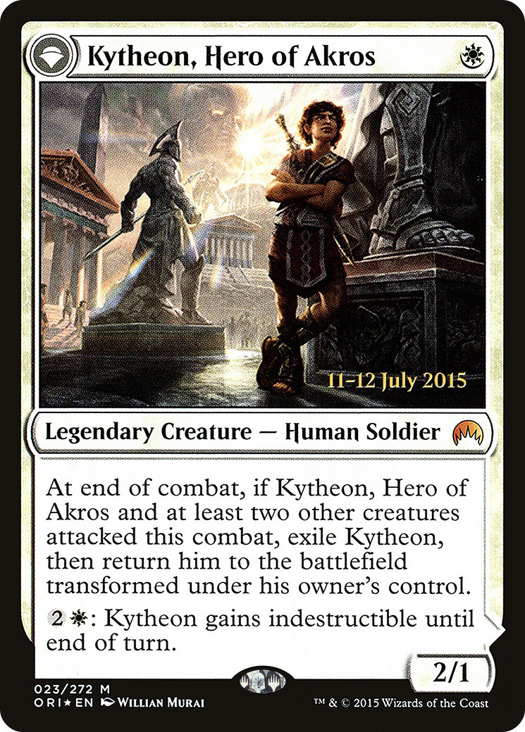 Kytheon, Hero of Akros (PRE-23S) [Magic Origins Promos] Foil