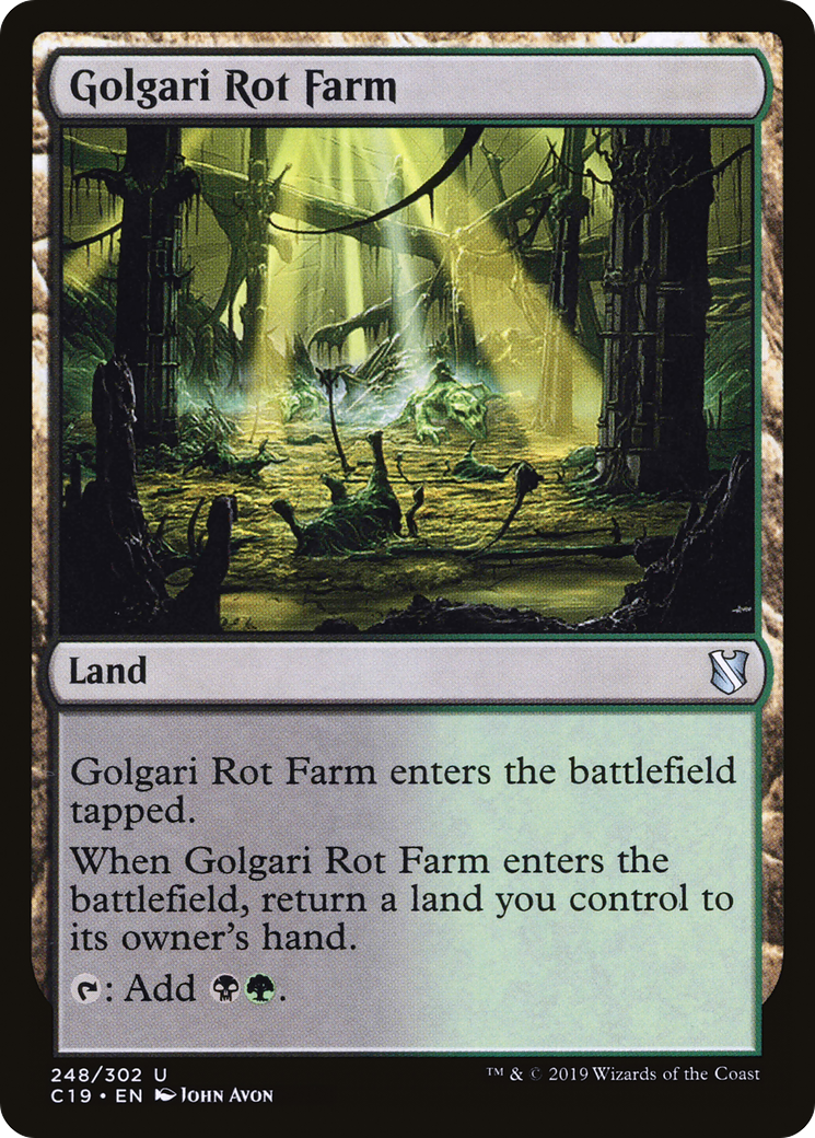 Golgari Rot Farm (C19-248) [Commander 2019]