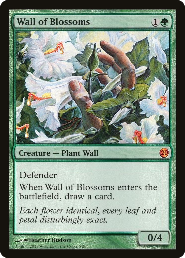 Wall of Blossoms (V13-006) [From the Vault: Twenty] Foil