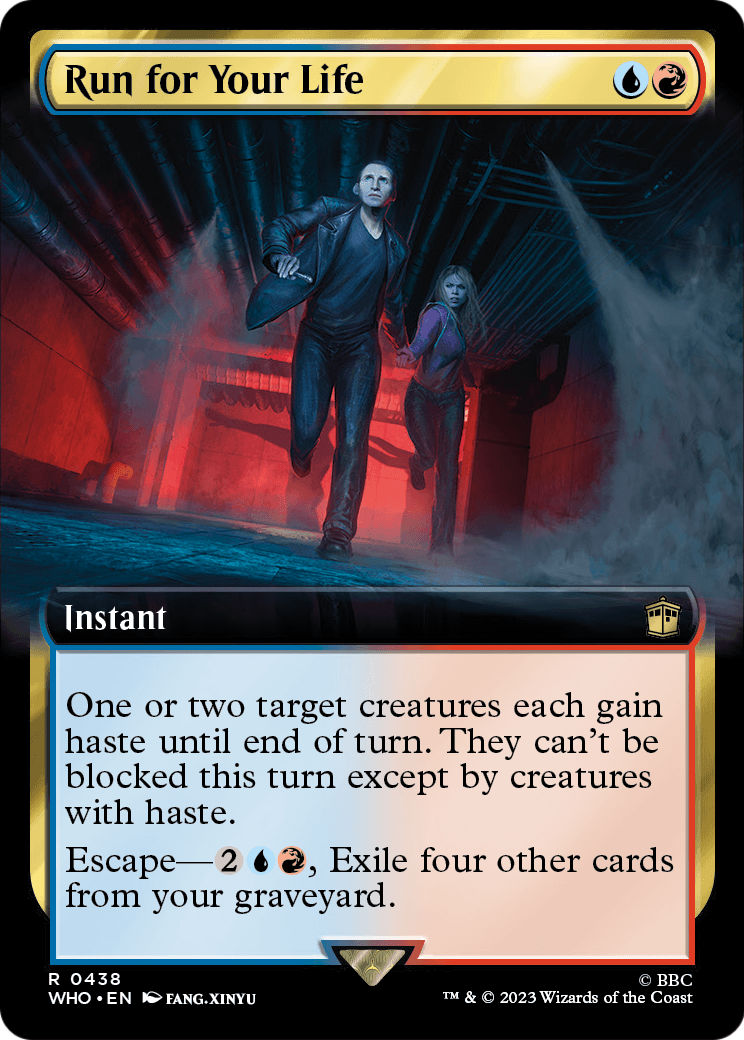 Run for Your Life (Extended Art) (WHO-438) [Doctor Who] Foil