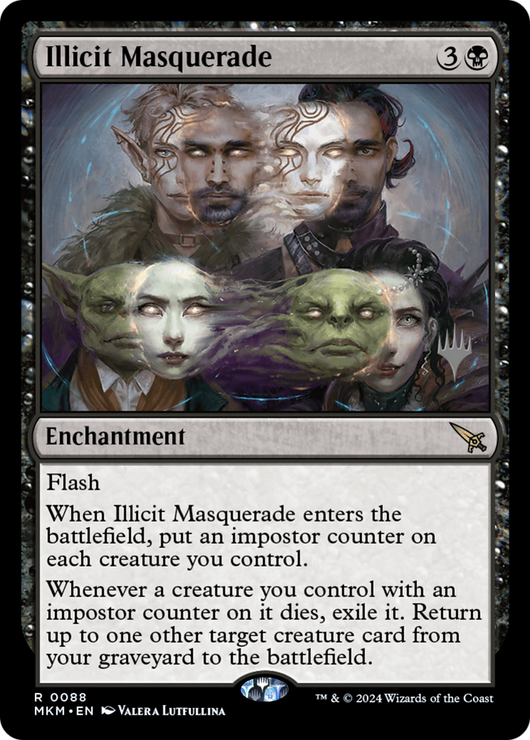 Illicit Masquerade (PPMKM-88P) [Murders at Karlov Manor Promos] Foil