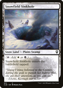 Snowfield Sinkhole (CLB-915) [Commander Legends: Battle for Baldur's Gate]