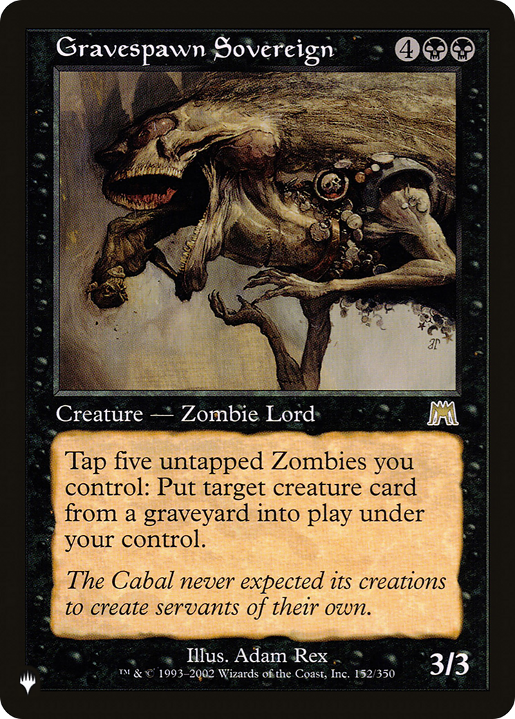 Gravespawn Sovereign (LIST-ONS-152) [The List]