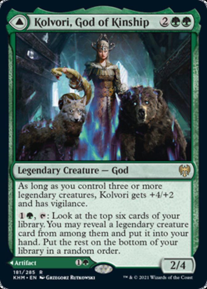 Kolvori, God of Kinship // The Ringhart Crest (KHM-181) [Kaldheim] Foil