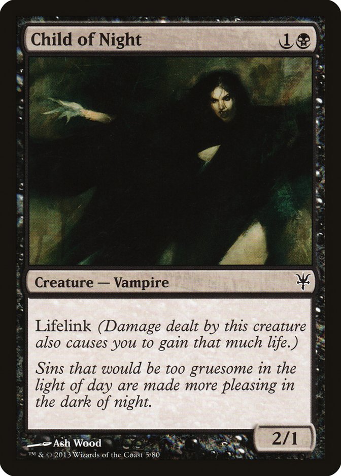Child of Night (DDK-005) [Duel Decks: Sorin vs. Tibalt]