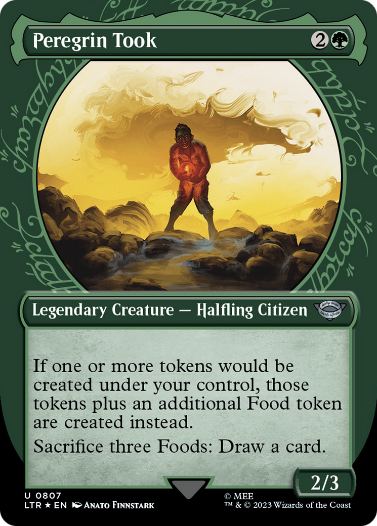 Peregrin Took (LTR-807) [The Lord of the Rings: Tales of Middle-earth]: (Showcase) (Borderless) Foil