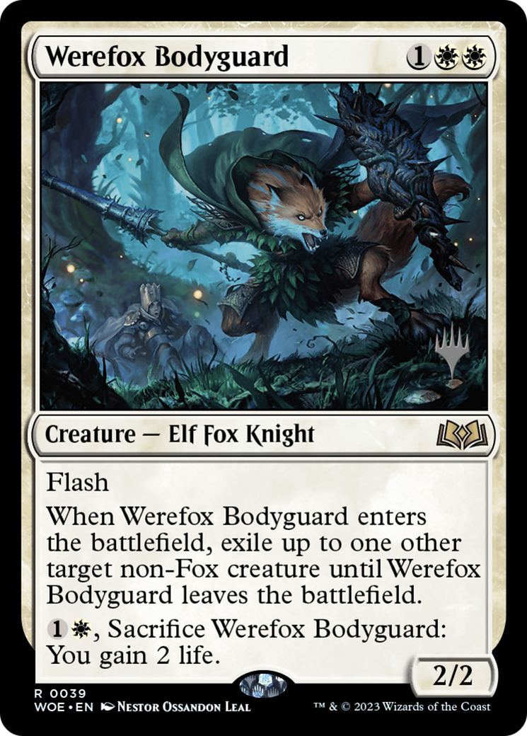 Werefox Bodyguard (PPWOE-039) [Promo Pack: Wilds of Eldraine Promos]