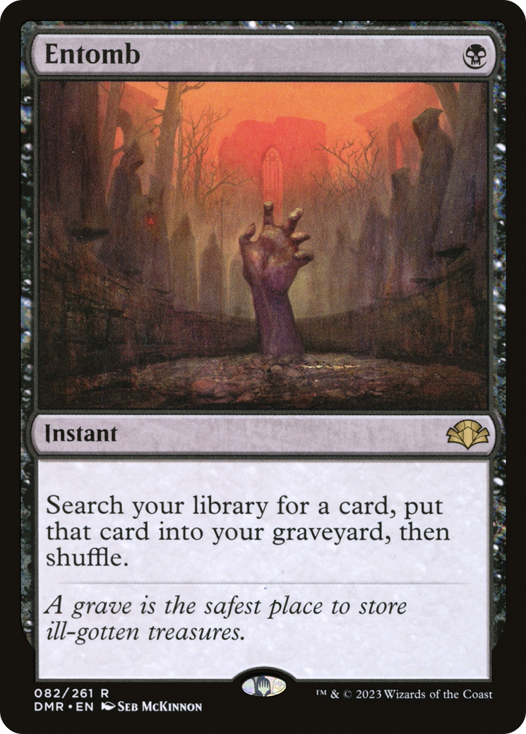 Entomb (DMR-082) [Dominaria Remastered] Foil
