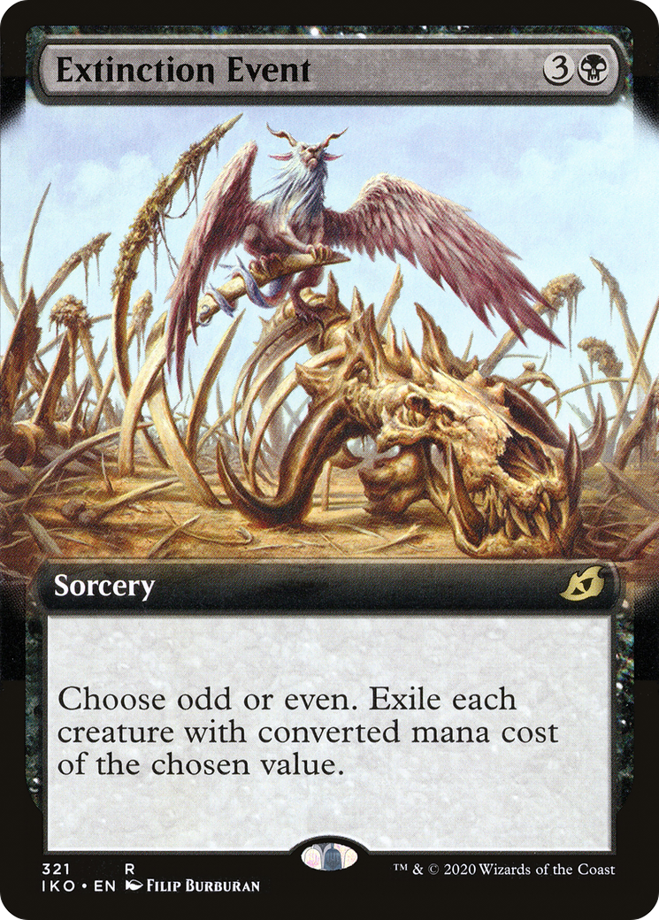 Extinction Event (IKO-321) [Ikoria: Lair of Behemoths]: (Extended Art)