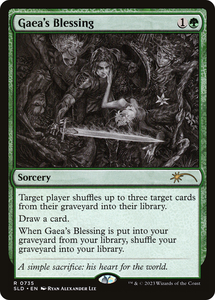 Gaea's Blessing (SLD-735) [Secret Lair Drop]