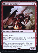 Shivan Devastator (PRE-143) [Dominaria United Promos] Foil