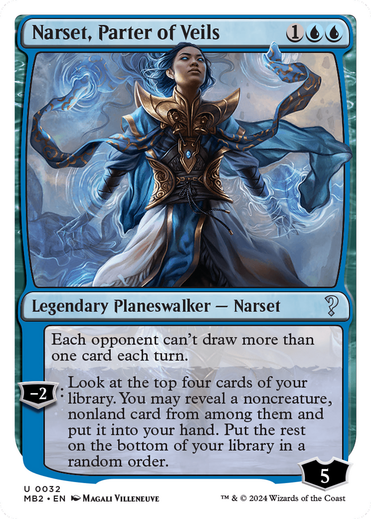 Narset, Parter of Veils (MB2-032) [Mystery Booster 2]