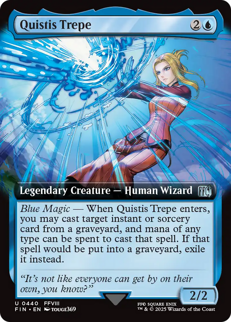 Quistis Trepe (Extended Art) (FIN-440) [FINAL FANTASY]: (Extended Art) Foil