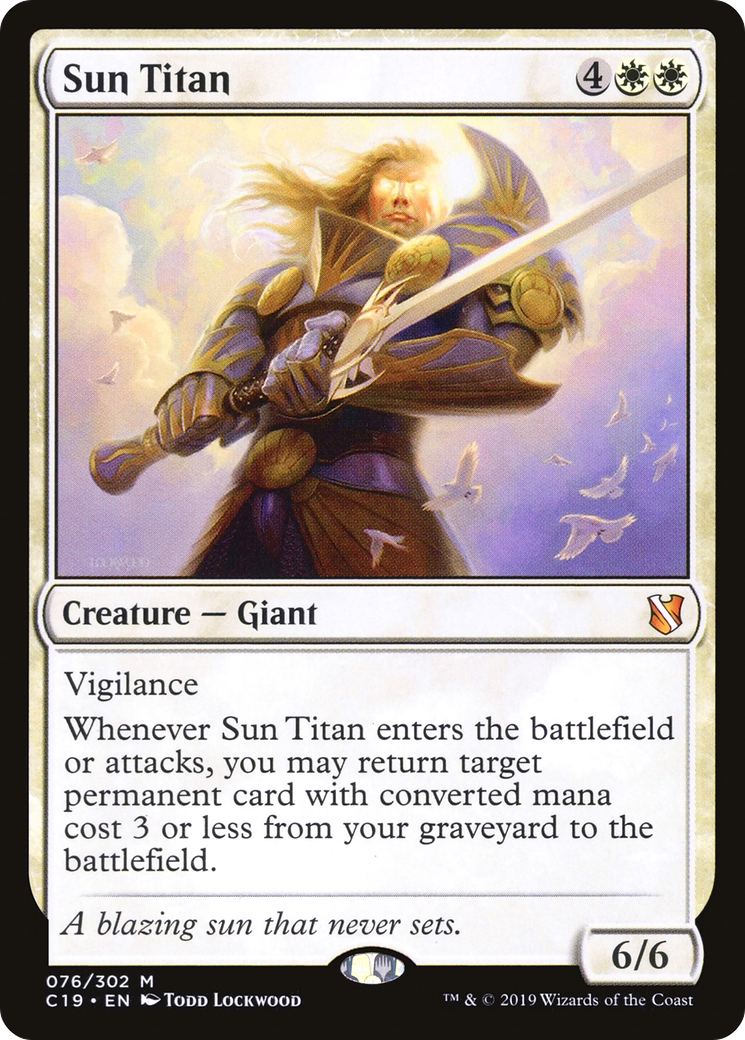 Sun Titan (C19-076) [Commander 2019]