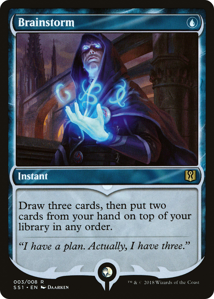 Brainstorm (SS1-003) [Signature Spellbook: Jace] Foil