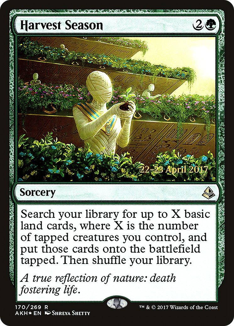 Harvest Season (PRE-170S) [Amonkhet Promos] Foil