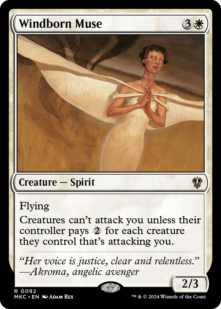 Windborn Muse (MKC-092) [Murders at Karlov Manor Commander]