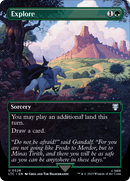 Explore (Borderless) (LTC-528) [Tales of Middle-earth Commander] (Borderless)