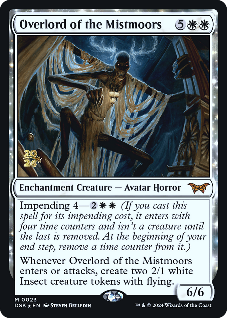 Overlord of the Mistmoors (PRE-023) [Duskmourn: House of Horror Promos] Foil
