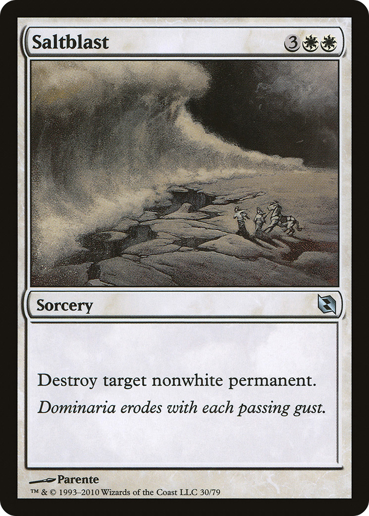 Saltblast (DDF-030) [Duel Decks: Elspeth vs. Tezzeret]