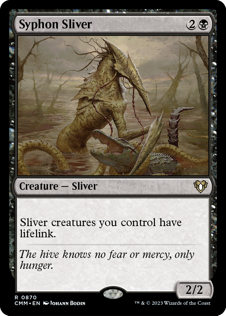 Syphon Sliver (CMM-870) [Commander Masters]