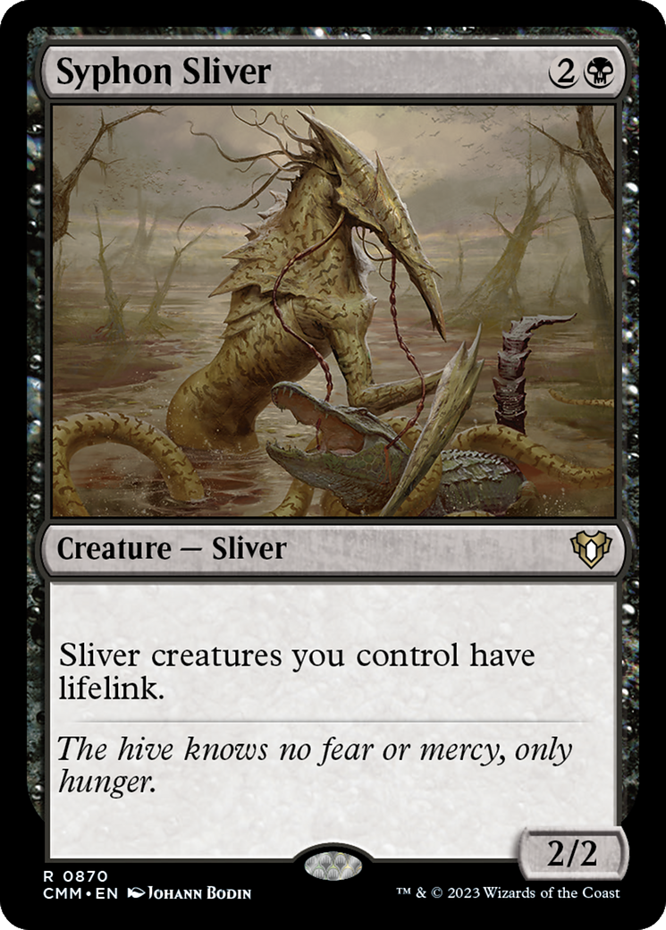 Syphon Sliver (CMM-870) [Commander Masters]