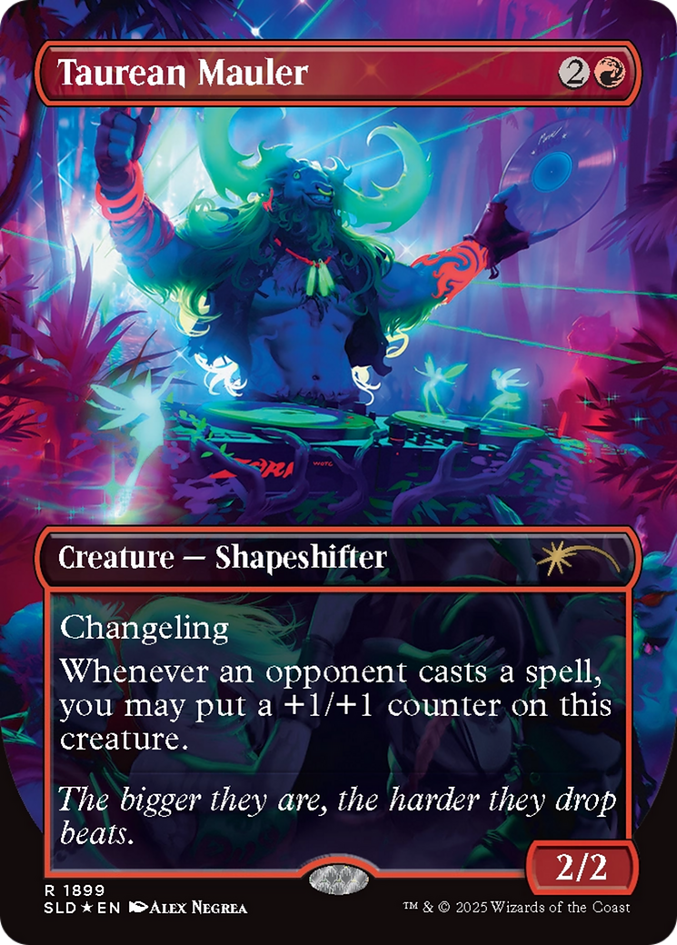 Taurean Mauler (SLD-1899) [Secret Lair Drop] (Borderless) Foil