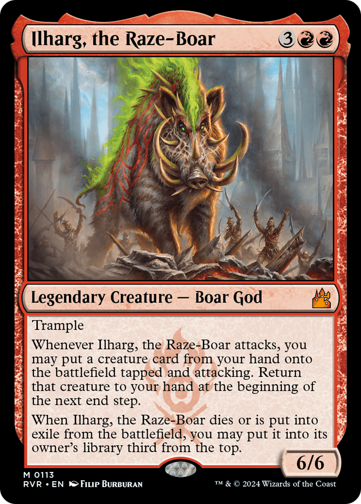 Ilharg, the Raze-Boar (RVR-113) [Ravnica Remastered]