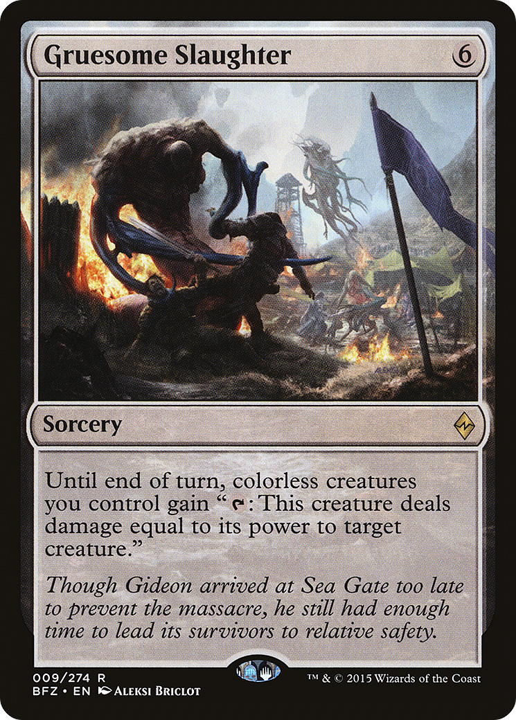 Gruesome Slaughter (BFZ-009) [Battle for Zendikar]