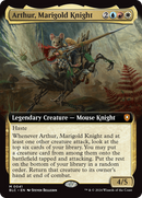 Arthur, Marigold Knight (BLC-041) [Bloomburrow Commander]: (Extended Art)