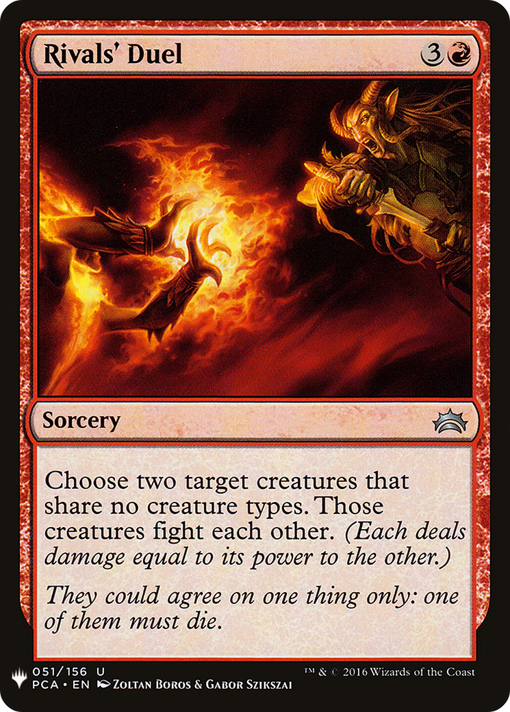 Rivals' Duel (LIST-PCA-51) [The List]