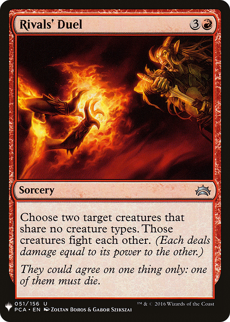 Rivals' Duel (LIST-PCA-51) [The List]