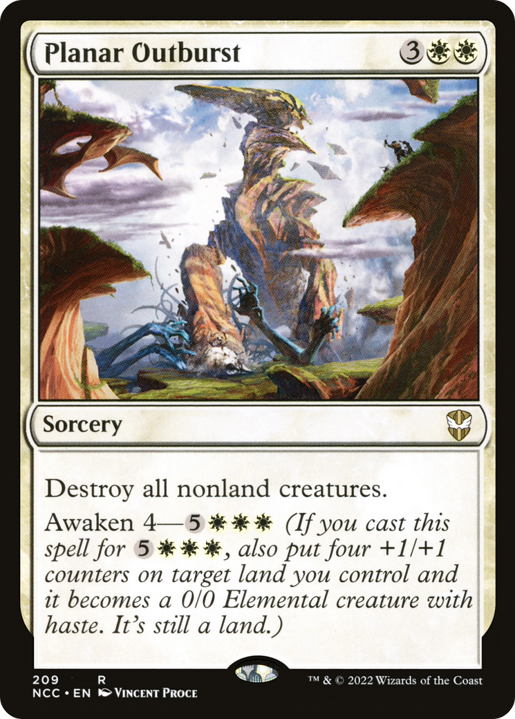 Planar Outburst (NCC-209) [New Capenna Commander]