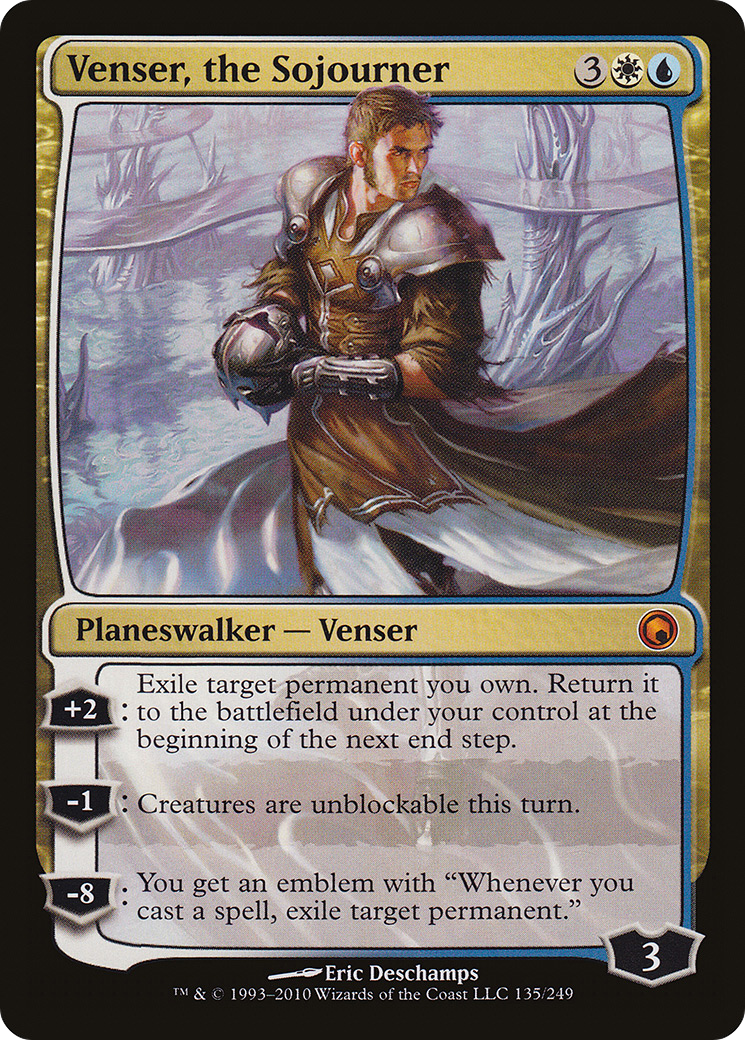 Venser, the Sojourner (SOM-135) [Scars of Mirrodin]