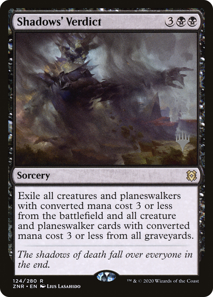 Shadows' Verdict (PPZNR-124P) [Zendikar Rising Promos] Foil