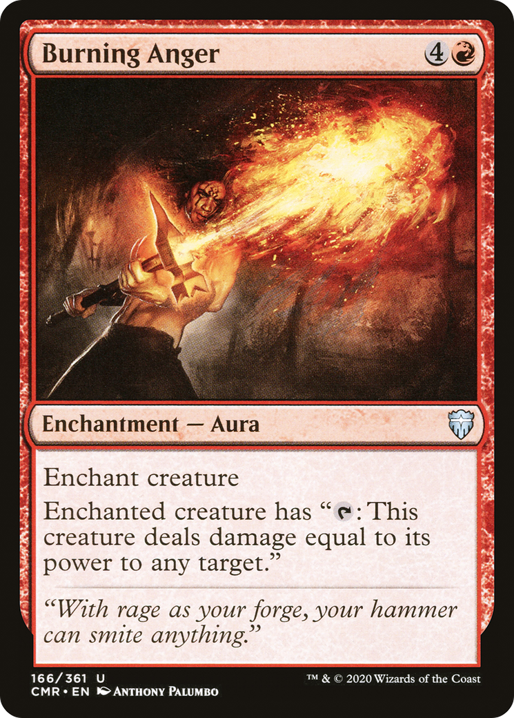 Burning Anger (CMR-166) [Commander Legends]