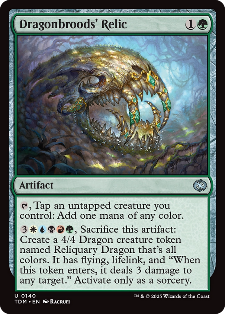 Dragonbroods' Relic (TDM-140) [Tarkir: Dragonstorm] Foil