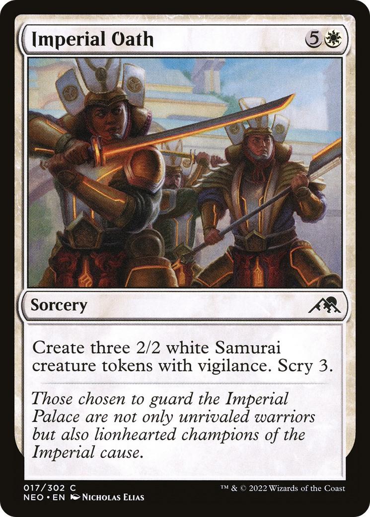 Imperial Oath (NEO-017) [Kamigawa: Neon Dynasty]