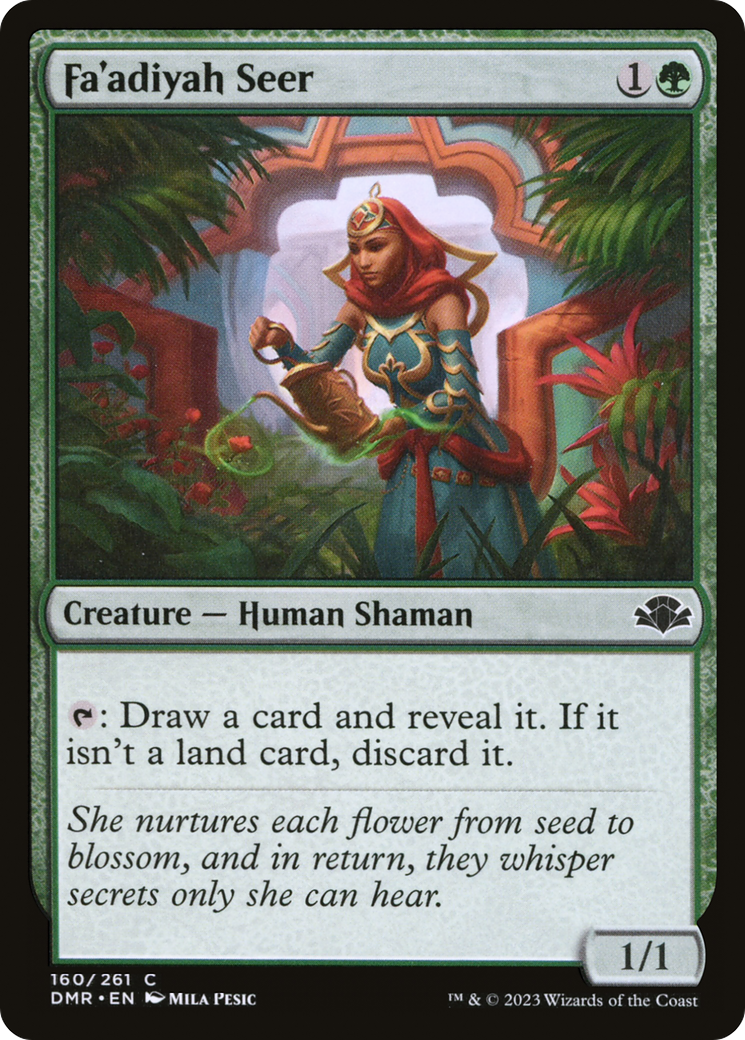 Fa'adiyah Seer (DMR-160) [Dominaria Remastered]