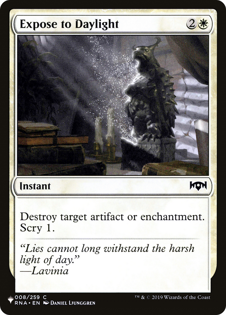 Expose to Daylight (LIST-RNA-8) [The List]
