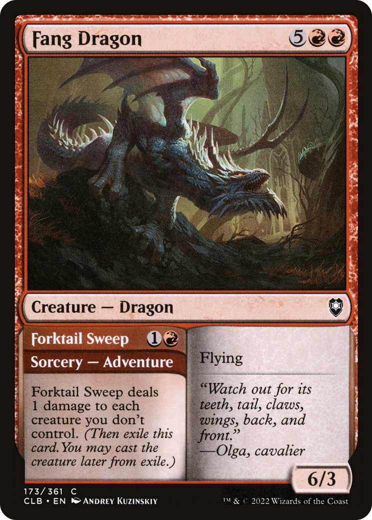Fang Dragon (CLB-173) [Commander Legends: Battle for Baldur's Gate]