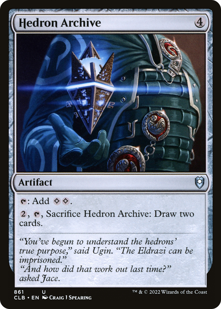 Hedron Archive (CLB-861) [Commander Legends: Battle for Baldur's Gate]