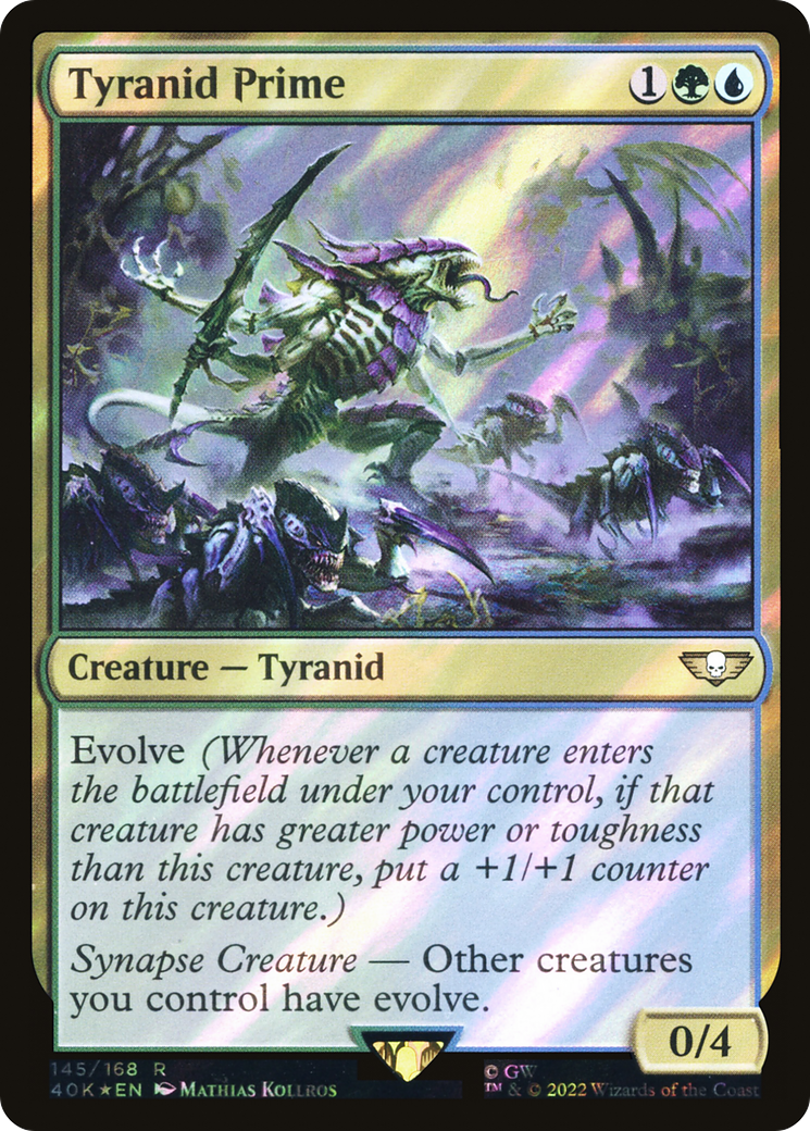 Tyranid Prime (Surge Foil) (40K-145) [Warhammer 40,000 Commander] Foil