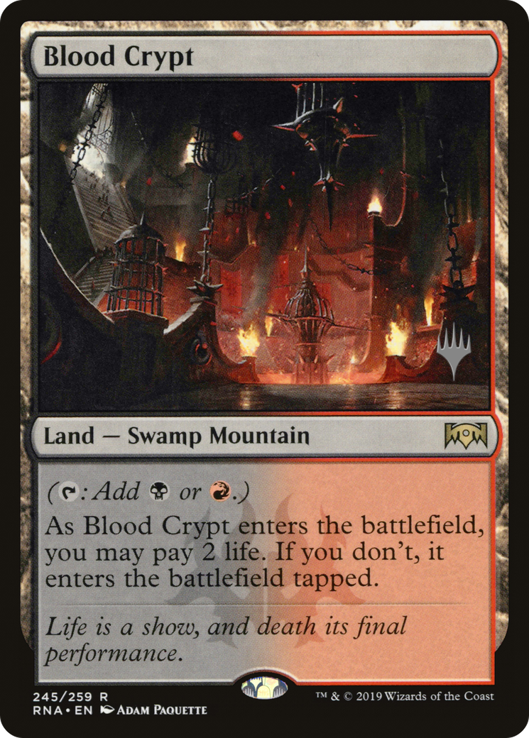 Blood Crypt (PPELD-245P) [Ravnica Allegiance Promos]