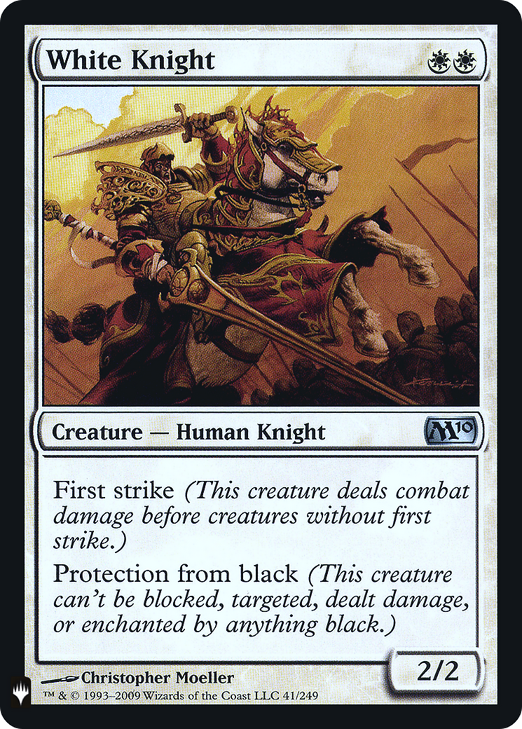 White Knight (LIST-M10-41) [The List] Foil