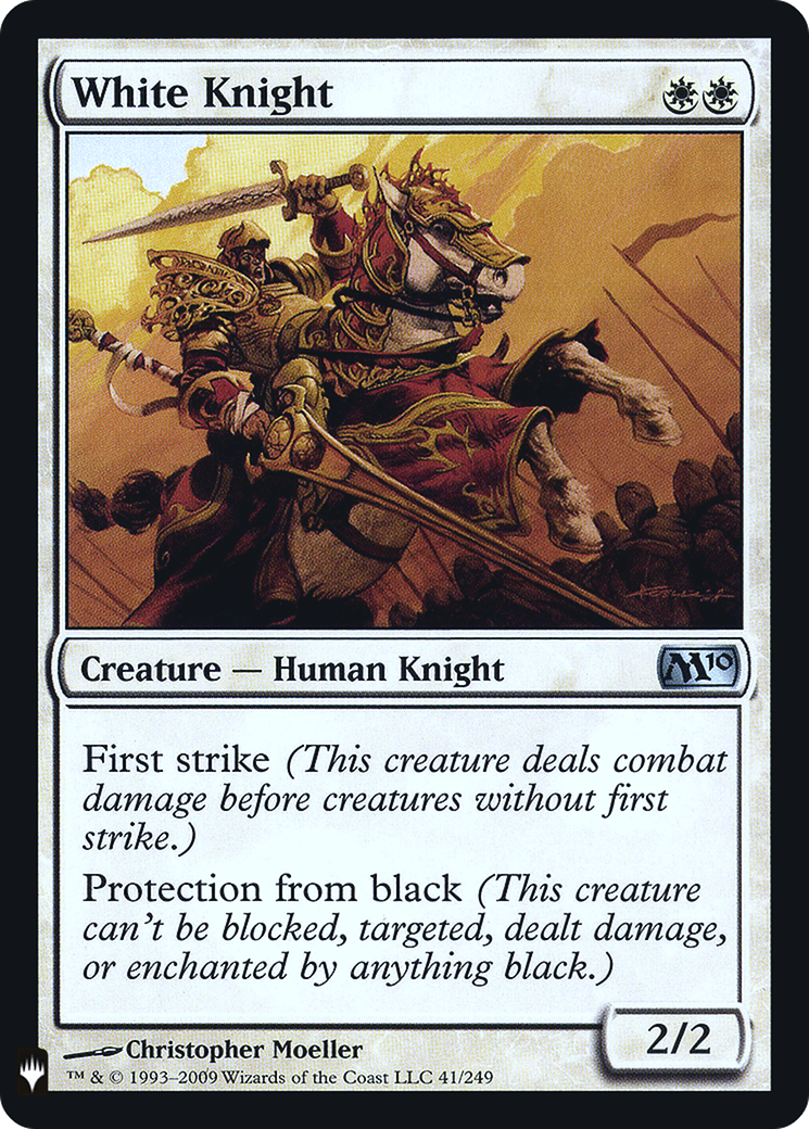 White Knight (LIST-M10-41) [The List] Foil