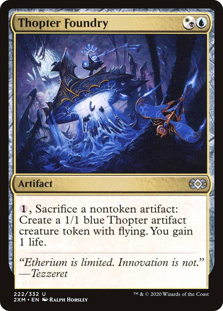 Thopter Foundry (2XM-222) [Double Masters] Foil